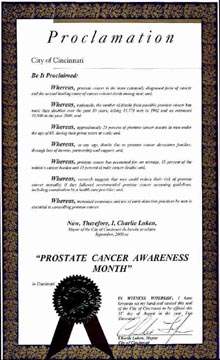 copy of proclamation by Cincinnati mayor