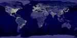 the full earth at ngiht, extremely reduced to 10 percent of original size - click here to go to full image