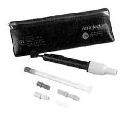 photo of the autojector with carrying case